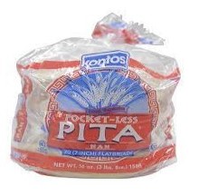 Kontos Pocket-less Pita 20 Pc