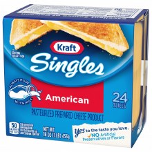 Kraft Singles American 24 Pc