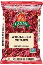 Laxmi Whole Red Chilies 7 Oz