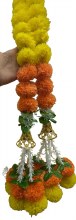 Yellow Genda Bell Hanging Pair