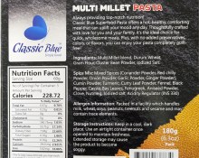 Additional picture of Clasic Blue Multi Millet Pasta