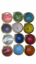 Multicolor Chak Diya Set Of 12