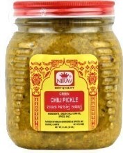 Nirav Green Chili Pickle 32oz
