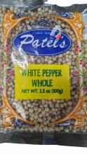 Patel White Pepper Whole 3.5oz