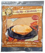 Phulka Roti Whole Wheat 12ct