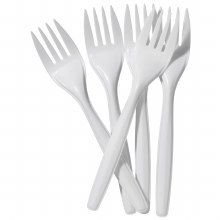 Plastic Disposable Fork 100ct