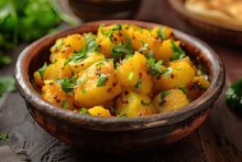 Potato Sukhi Bhaji