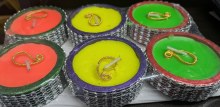 Wax Color T Light Diya P Of 6