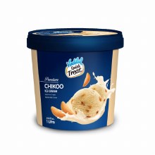 Vadilal Chikoo Ice Cream 1 Ltr