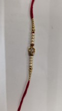 White Bead Rakhi