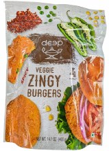 Deep Veggie Zingy Burgerss 4 P