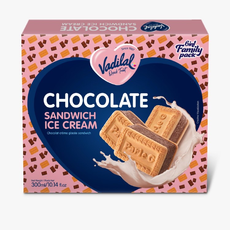 Vadilal Choclate Sandwich Ice EZ INDIAN GROCERY