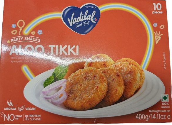 Vadilal Aloo Tikki 10pc
