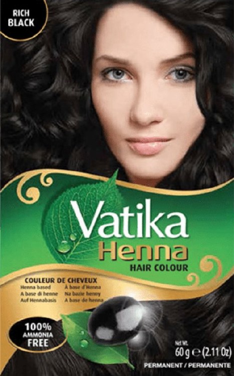 Vatika Rich Black Color Heena