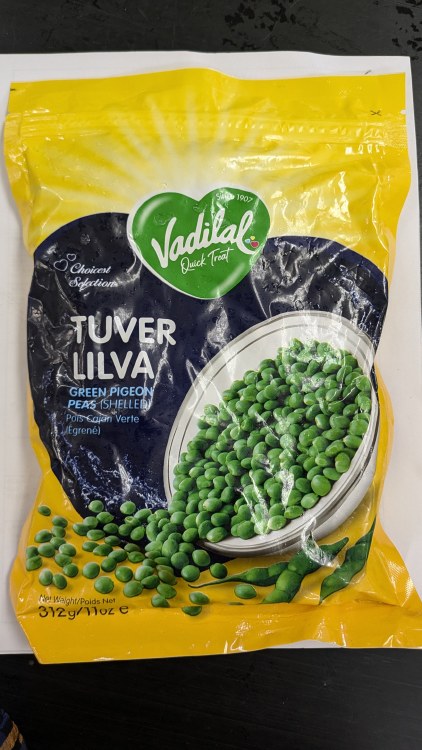 Vadilal Tuver Lilva 312 Gm