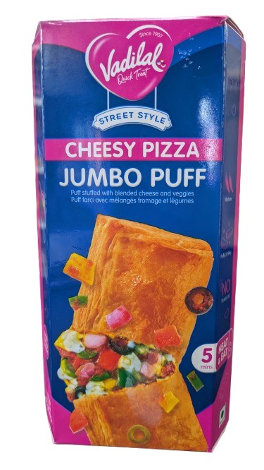 Vadilal Cheesy Pizza Puff 125