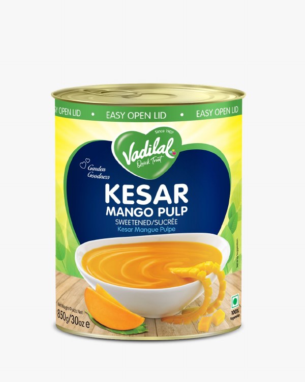 Vadilal Kesar Mango Pulp 850gm
