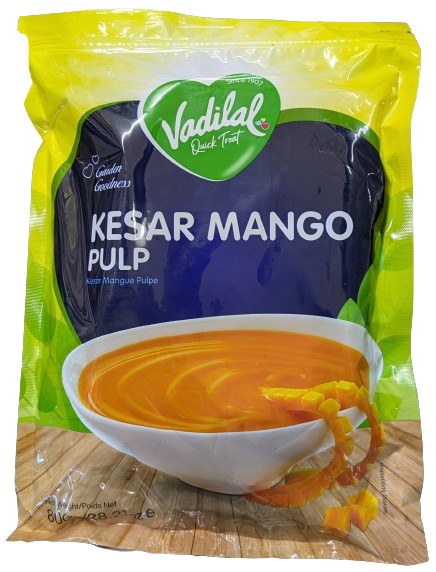 Vadilal Kesar Mango Pulp 800g