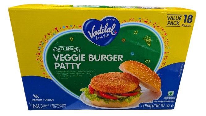 Vadilal Veggie Burger Patty 18