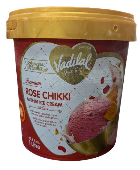 Vadilal Rose Chikki Ice Cream