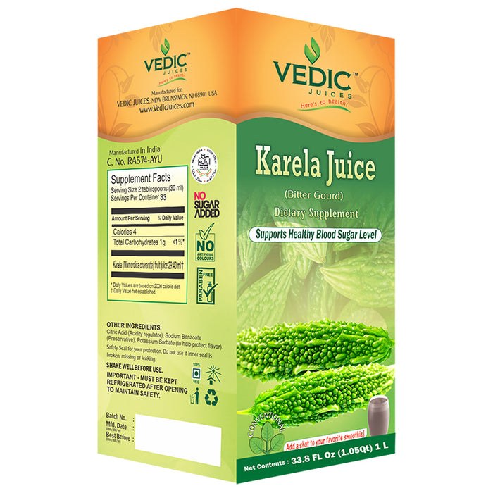 Vedic Org Karela Juice 1 Ltr