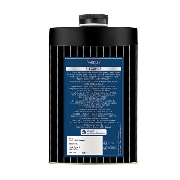 Yardley Elegance Talc Powdar