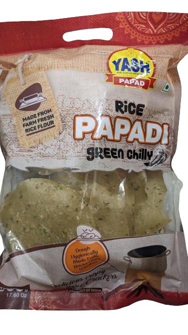 Yash Green Chilli Khichiya 500