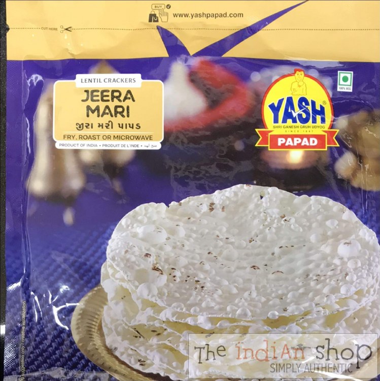 Yash Jeera Mari Papad
