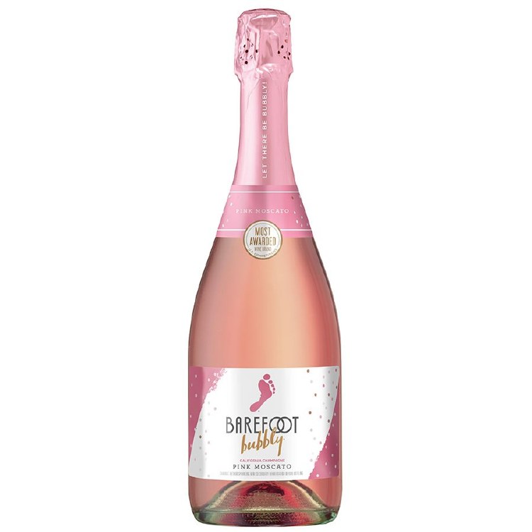 Barefoot Pink Moscato Bubbly