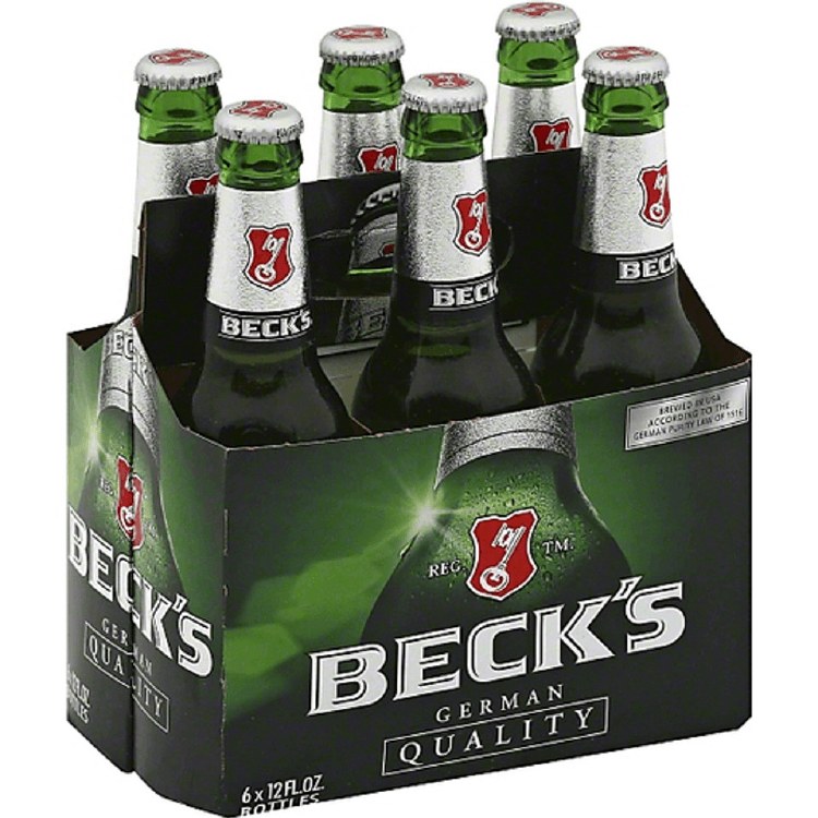 Becks Bottle 6 Pack