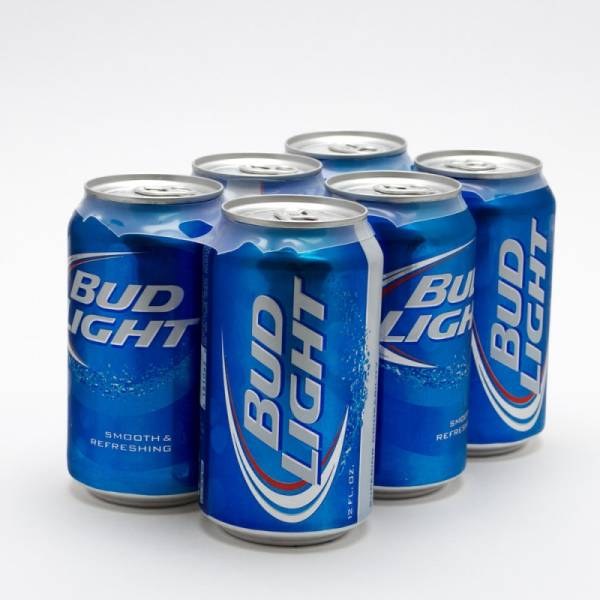 Bud Light Can 6 Pack