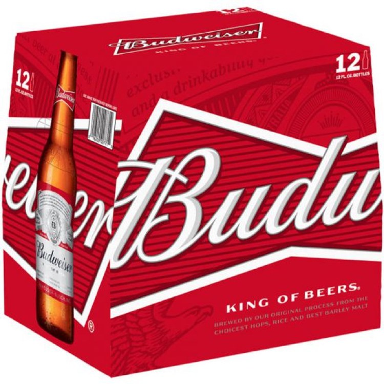 Budweiser Bottle 12 Pack