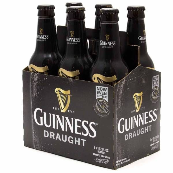 Guinness Draught Bottle 6 Pack