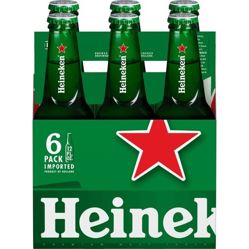 Heineken Bottle 6 Pack