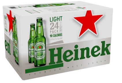 Heineken Light Bottle 24 Pack