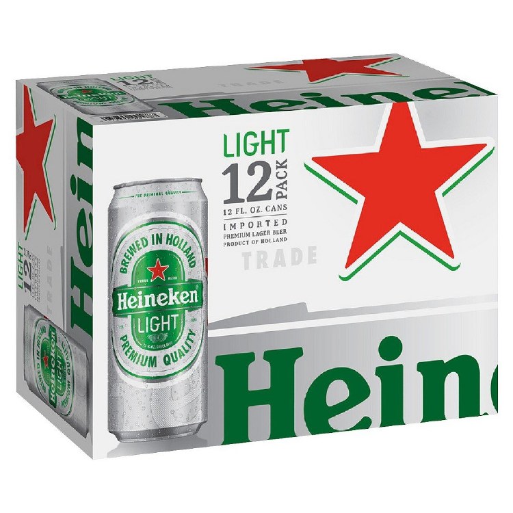 Heineken Light Can 12 Pack