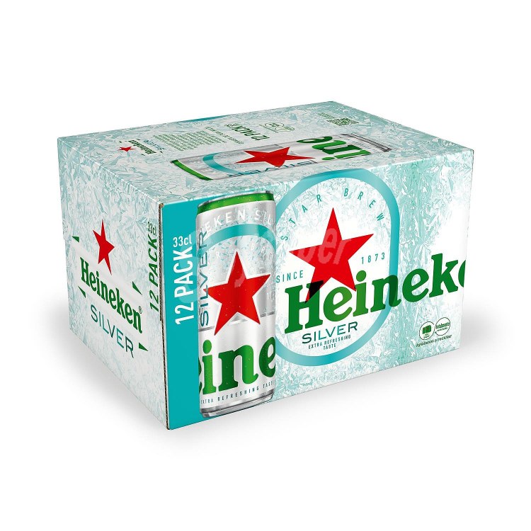 HEINEKEN SILVER 12 PACK CAN