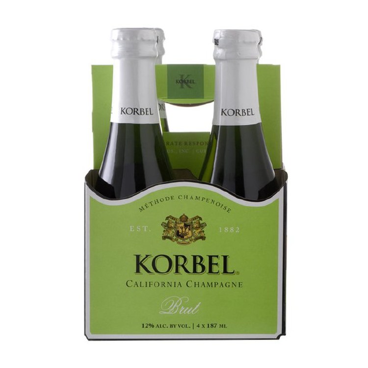 KORBEL BRUT 187 FOUR PACK