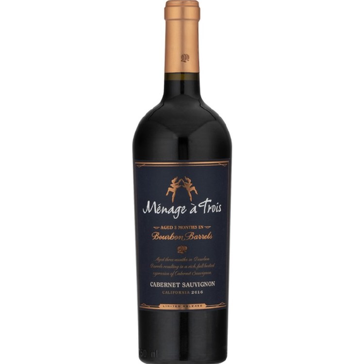 MENAGE A TROIS BOURBON BARRELS CABERNET