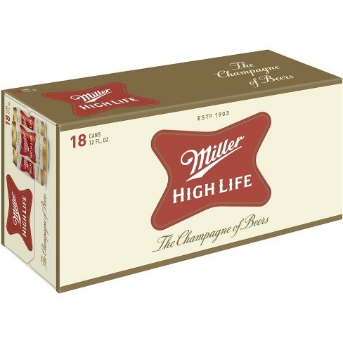 Miller High Life Can 18 Pack