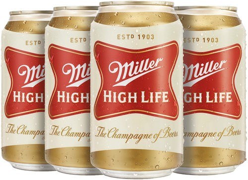Miller High Life Can 6 Pack