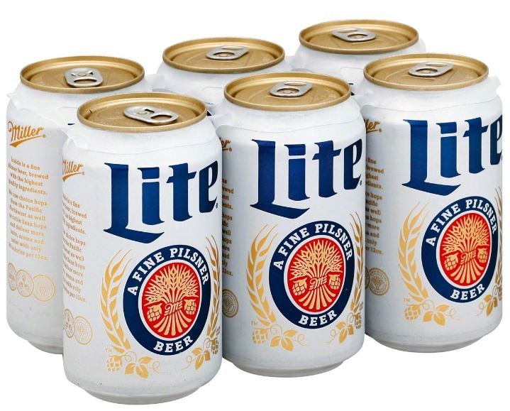 Miller Lite Can 6 Pack