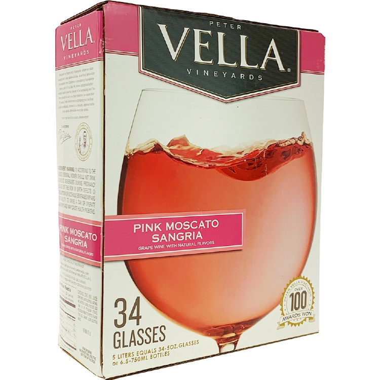 PETER VELLA PINK MOSCATO SANGRIA