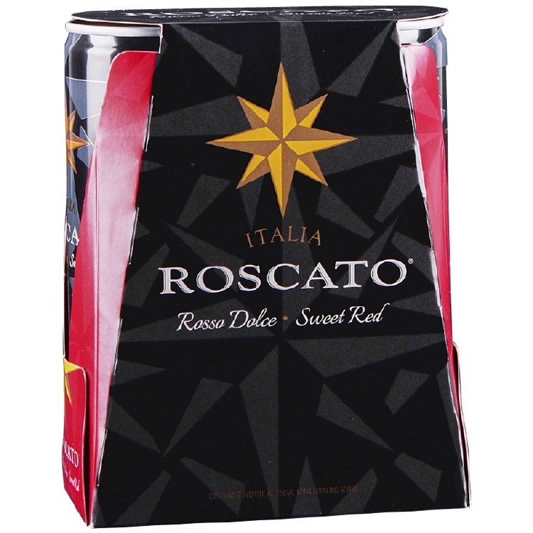ROSCATO SWEET RED 2PACK CAN