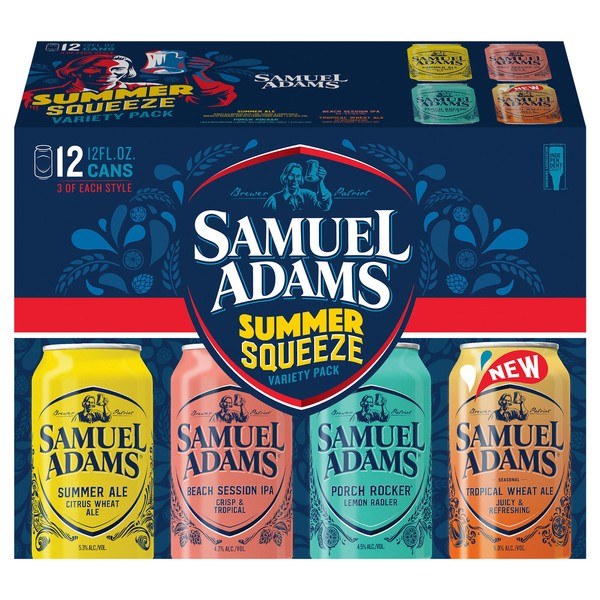 SAM ADAMS SUMMER SQUUEZE 12PACK CANS