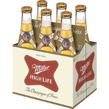 Miller High Life Bottle 6 Pack