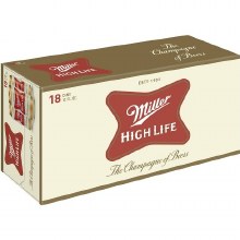Miller High Life Can 18 Pack