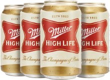 Miller High Life Can 6 Pack