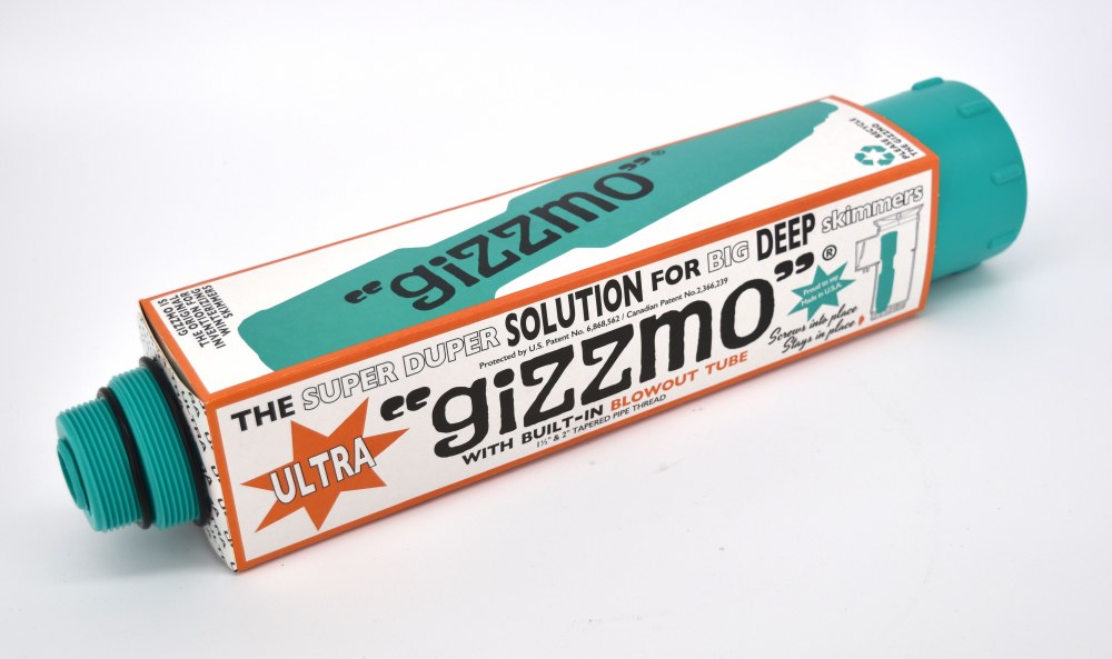 GIZZMO SUPER DUPER SKIMMER INSERT 16" w/Oring & Blowout Champion