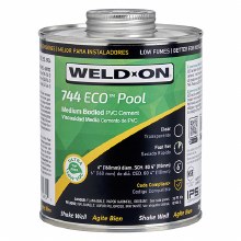 744 ECO Pool PVC Cement Weld On QT (32 oz)